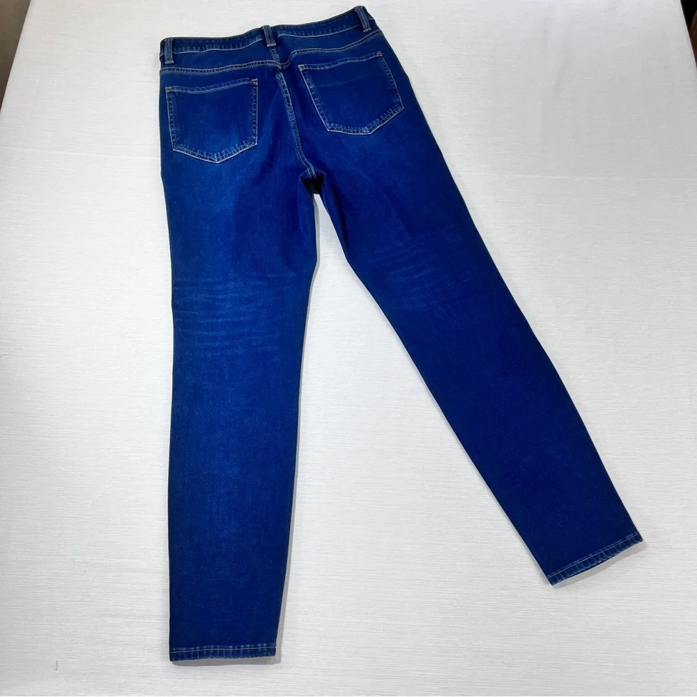 SOFT SURROUNDINGS High Rise Slim Jeans Sz 12